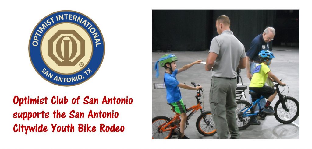 Optimist Club of San Antonio supports the Bike Rodeo